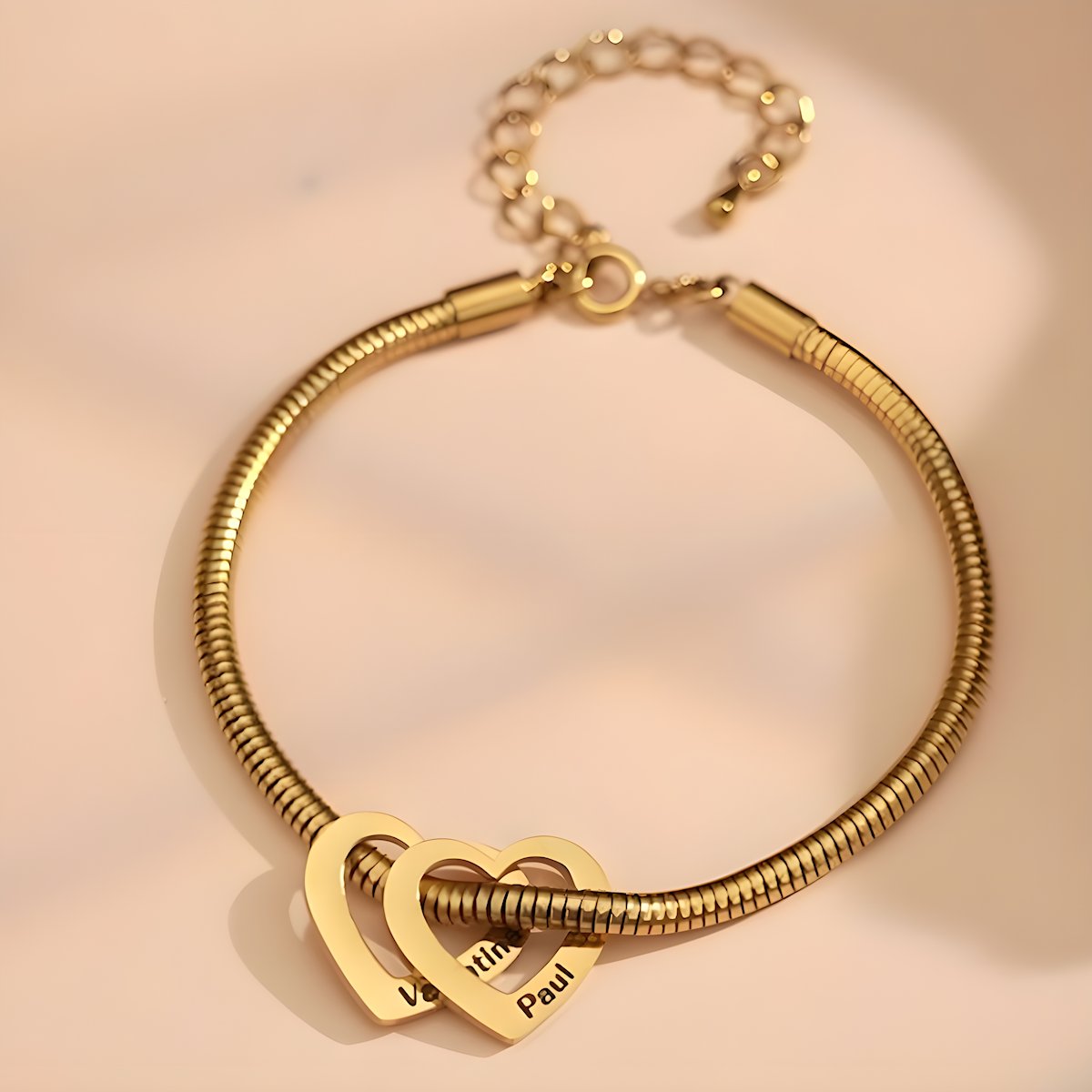 Bracelet Personnalisé | Mini Coeurs