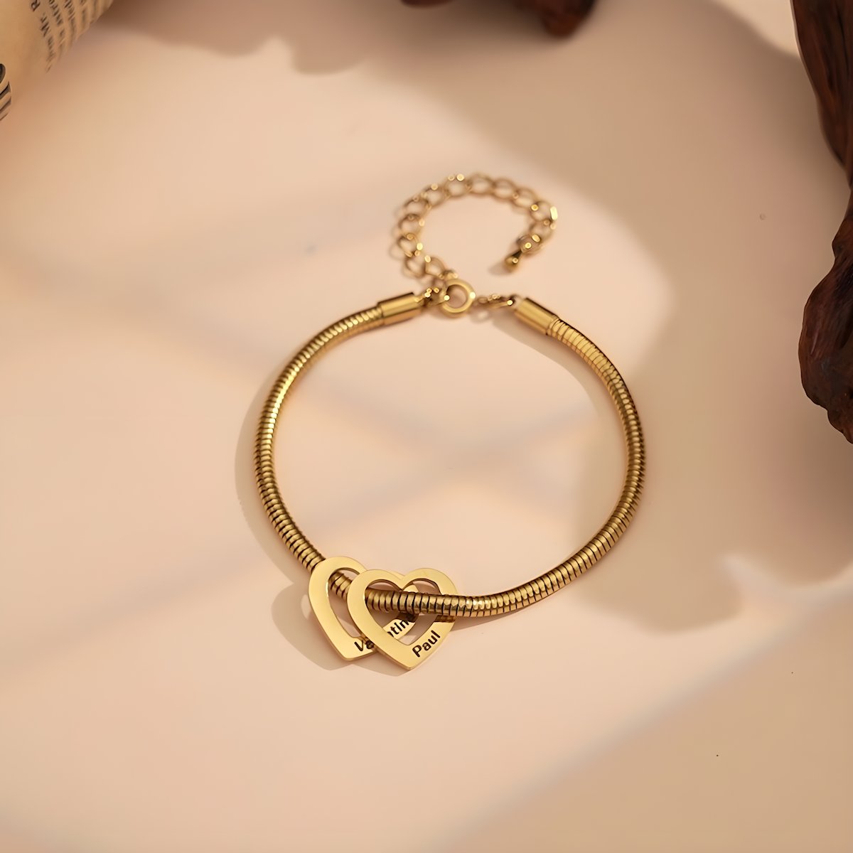 Bracelet Personnalisé | Mini Coeurs