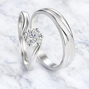 Bagues Couple | Deux Âmes, Un Éclat
