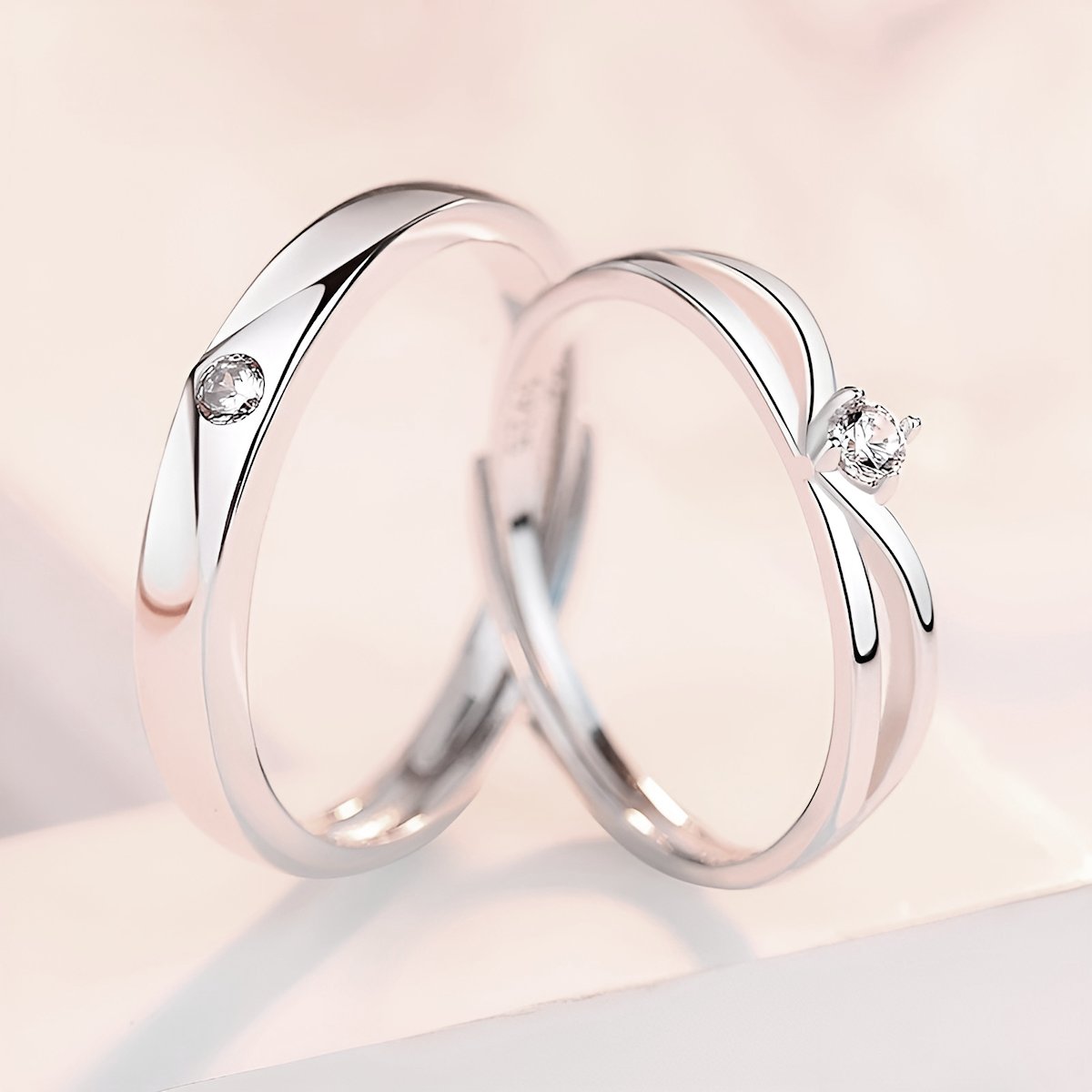 Bagues Couple | Étoiles Jumelles