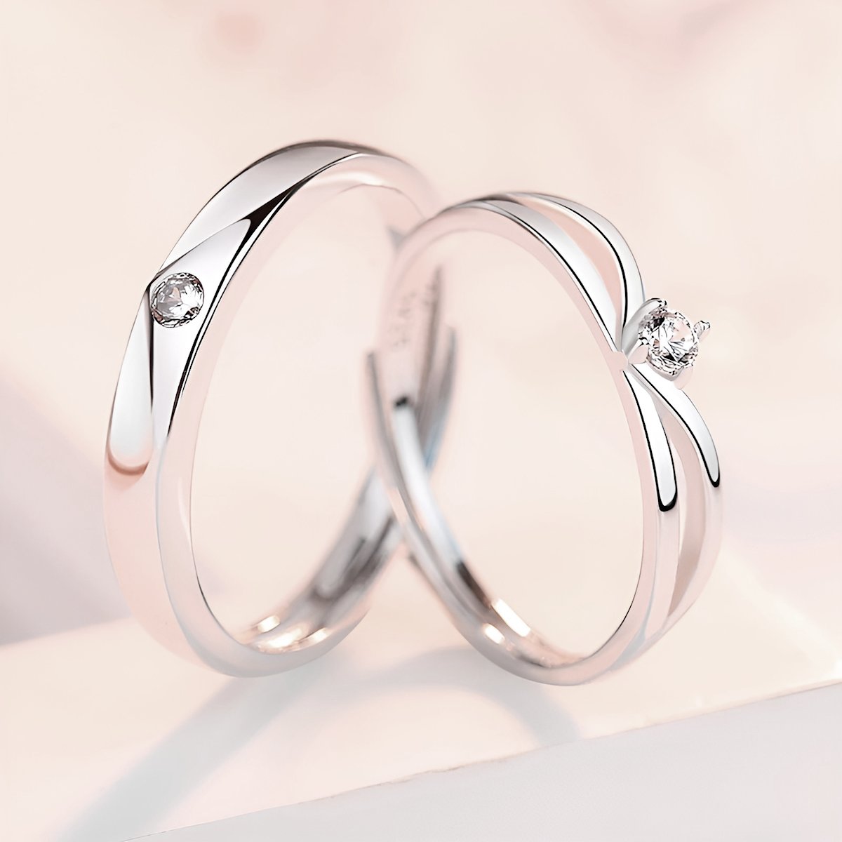 Bagues Couple | Étoiles Jumelles