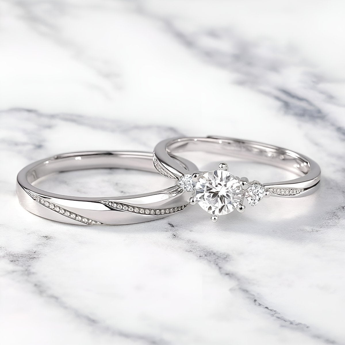 Bagues Couple | Étreinte Éternelle