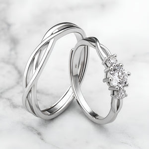 Bagues Couple | Lignes Croisées