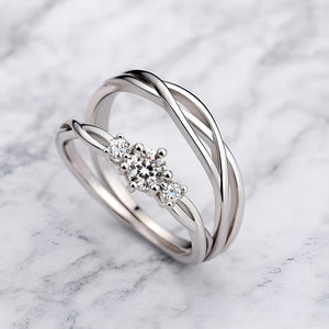 Bagues Couple | Lignes Croisées