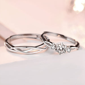 Bagues Couple | Lignes Croisées