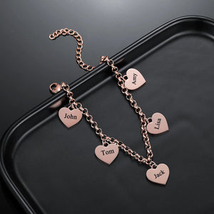 Bracelet Personnalisé | Lien des Cœurs