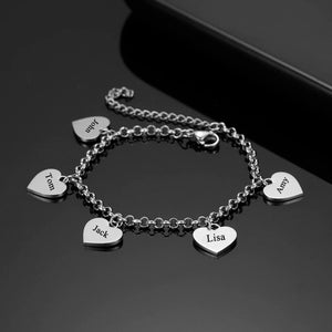 Bracelet Personnalisé | Lien des Cœurs
