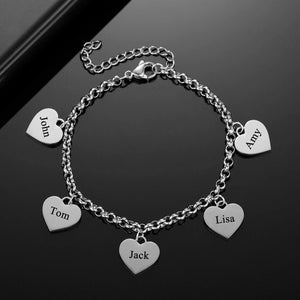 Bracelet Personnalisé | Lien des Cœurs