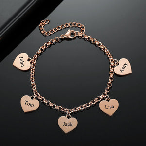 Bracelet Personnalisé | Lien des Cœurs