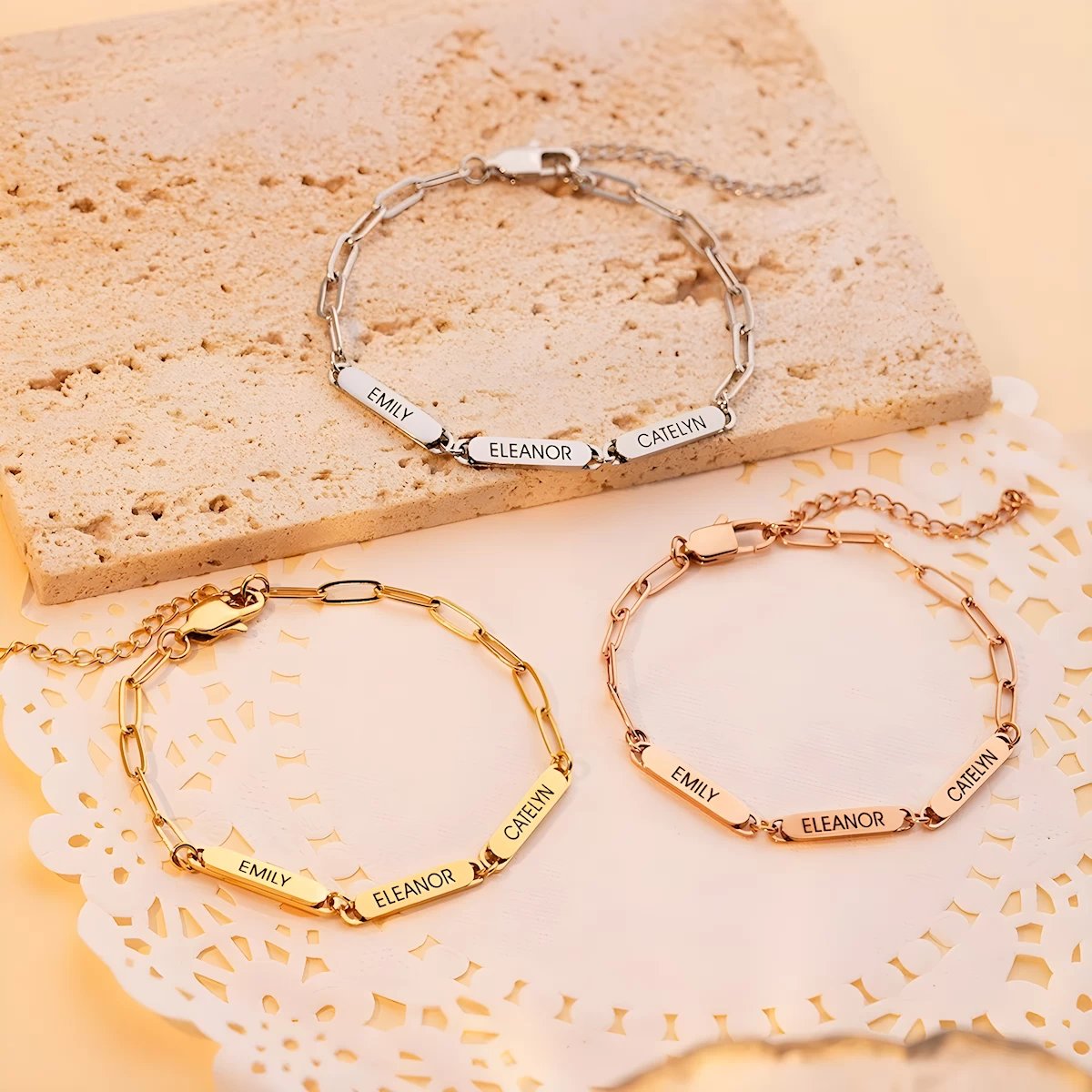 Bracelet Personnalisé | Trésor Gravé