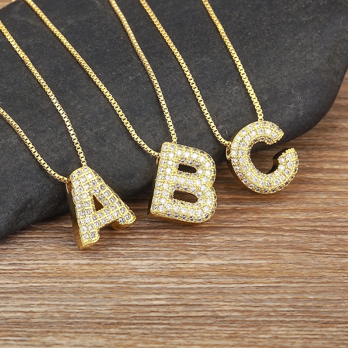Collier Initiale | Pendentif Précieux