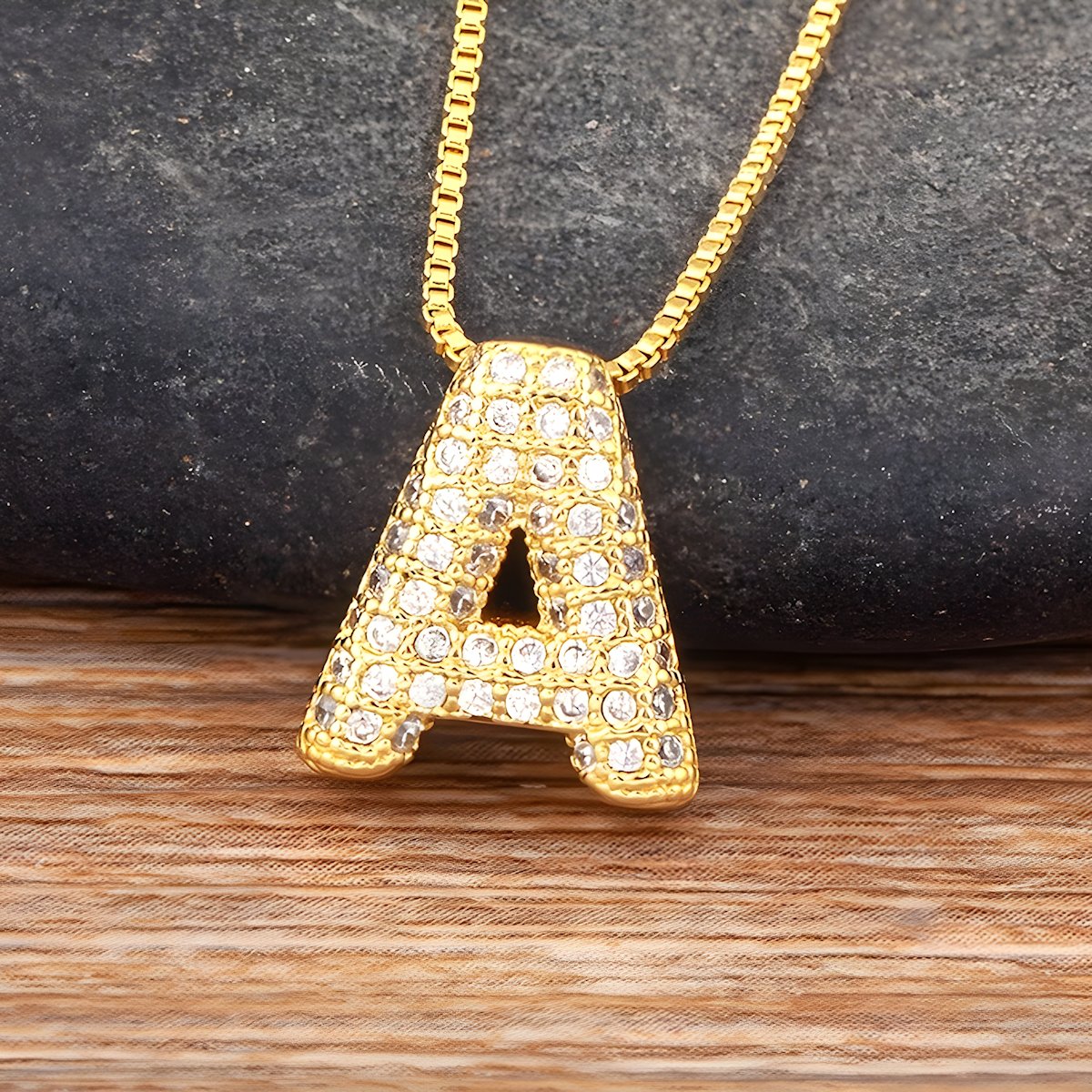 Collier Initiale | Pendentif Précieux