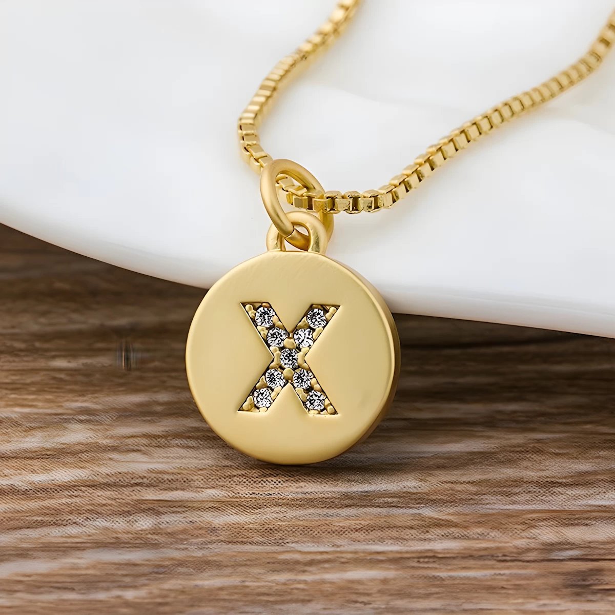 Collier Initiale | Signature Enveloppée