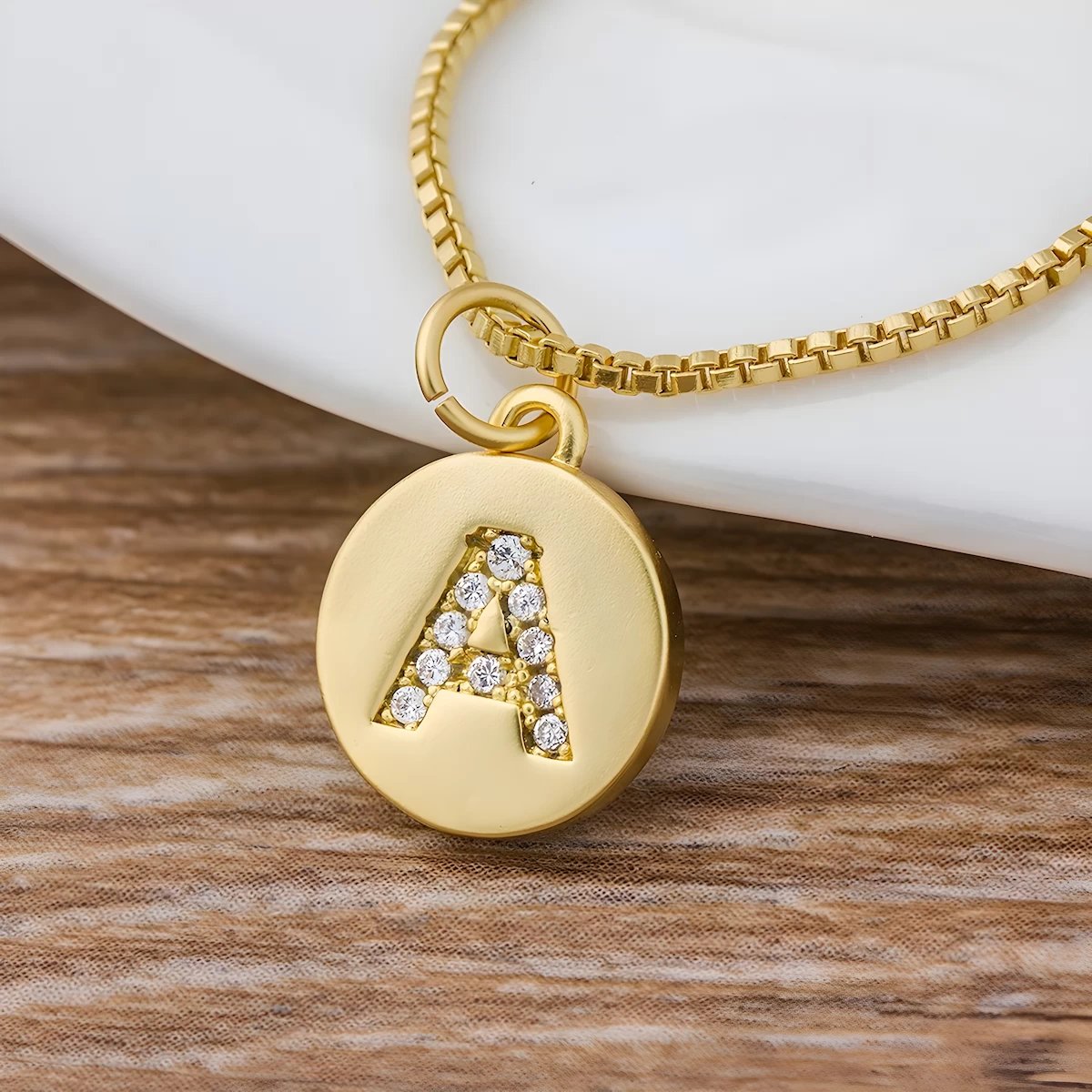 Collier Initiale | Signature Enveloppée