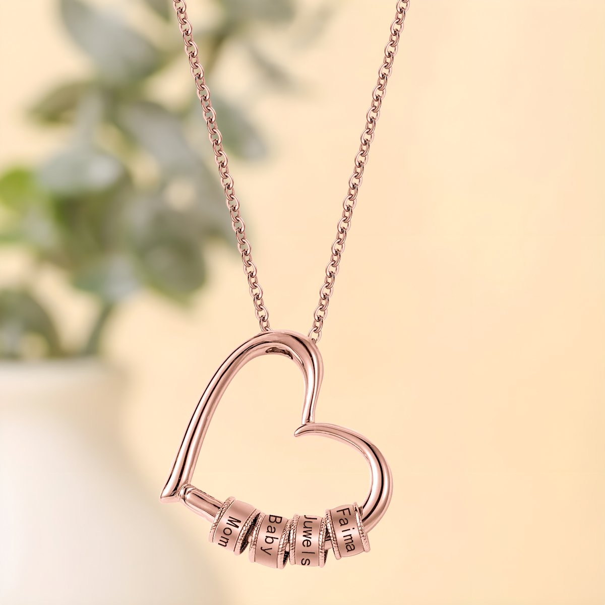 Collier Personnalisé Coeur des Proches