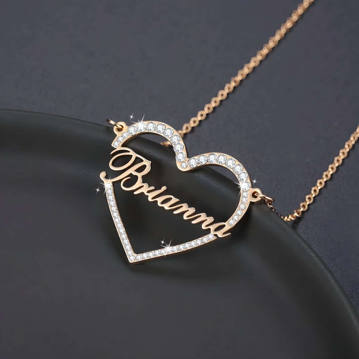 Collier Personnalisé | Coeur Éclatant