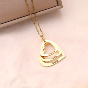 Collier Personnalisé | Cœurs de Ma Vie