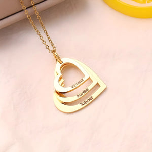 Collier Personnalisé | Cœurs de Ma Vie