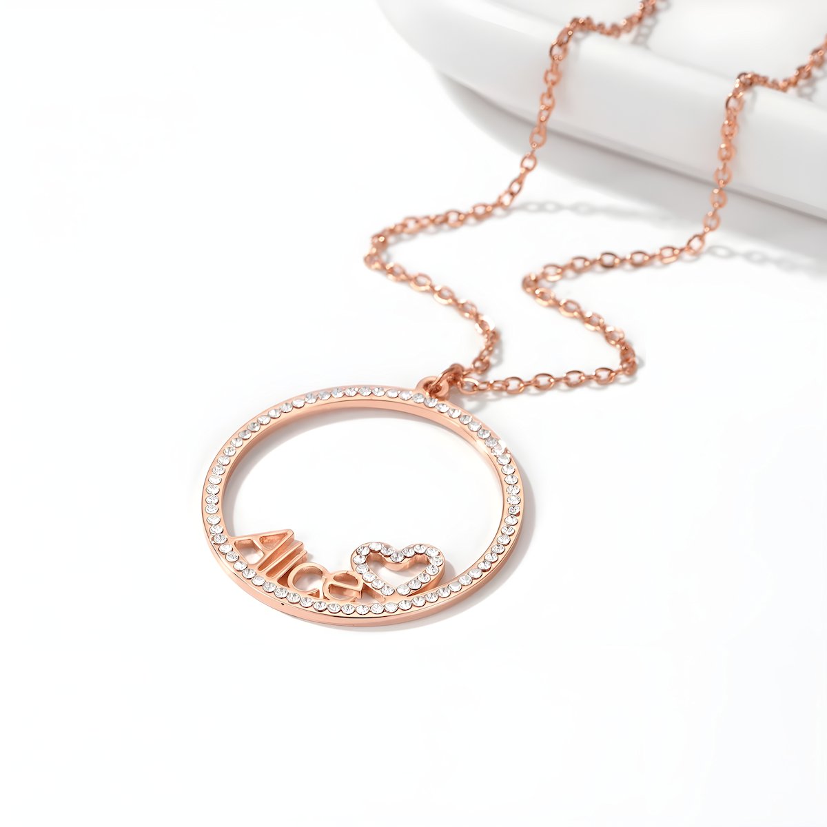 Collier Personnalisé | Halo de Coeur