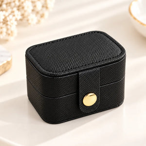 Petite Boîte à Bijoux Voyage Cuir Élégante