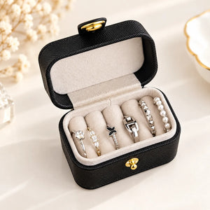 Petite Boîte à Bijoux Voyage Cuir Élégante