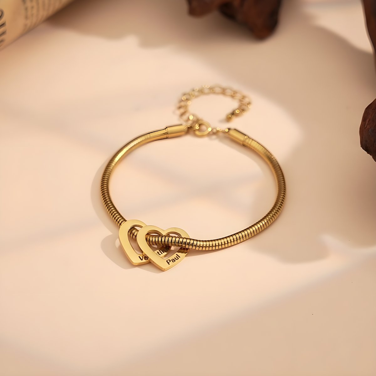 Bracelet Personnalisé | Mini Coeurs