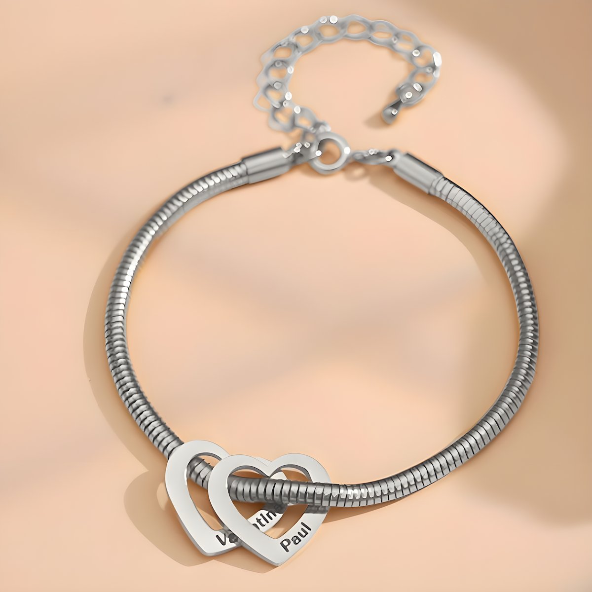 Bracelet Personnalisé | Mini Coeurs