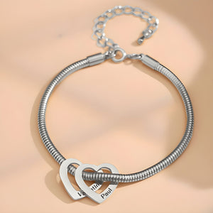 Bracelet Personnalisé | Mini Coeurs