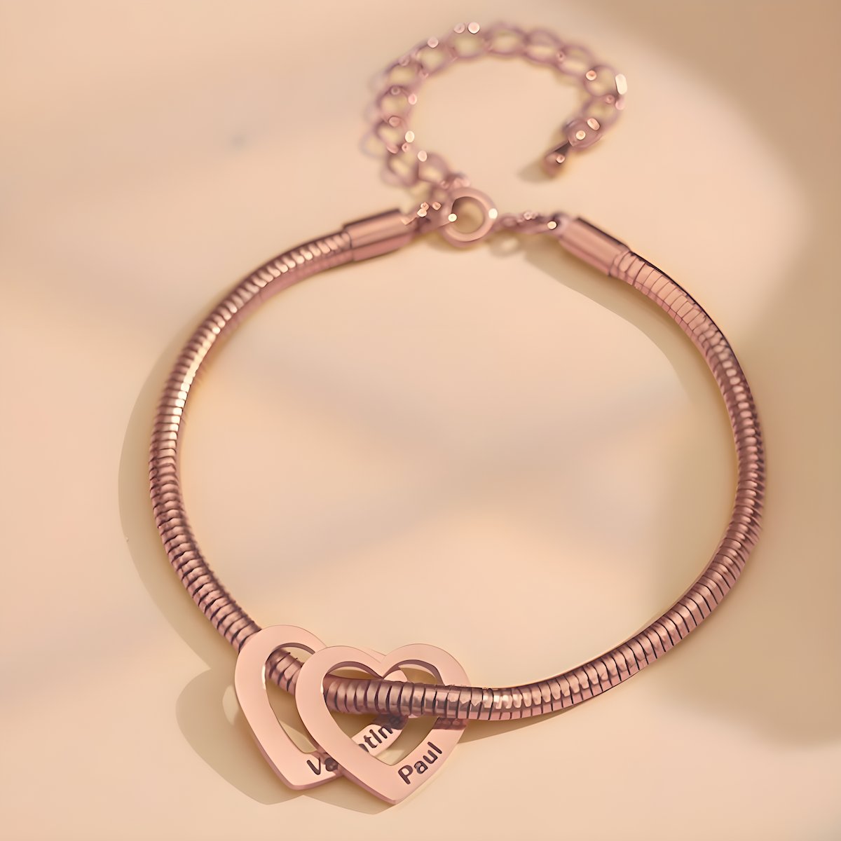 Bracelet Personnalisé | Mini Coeurs