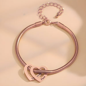 Bracelet Personnalisé | Mini Coeurs
