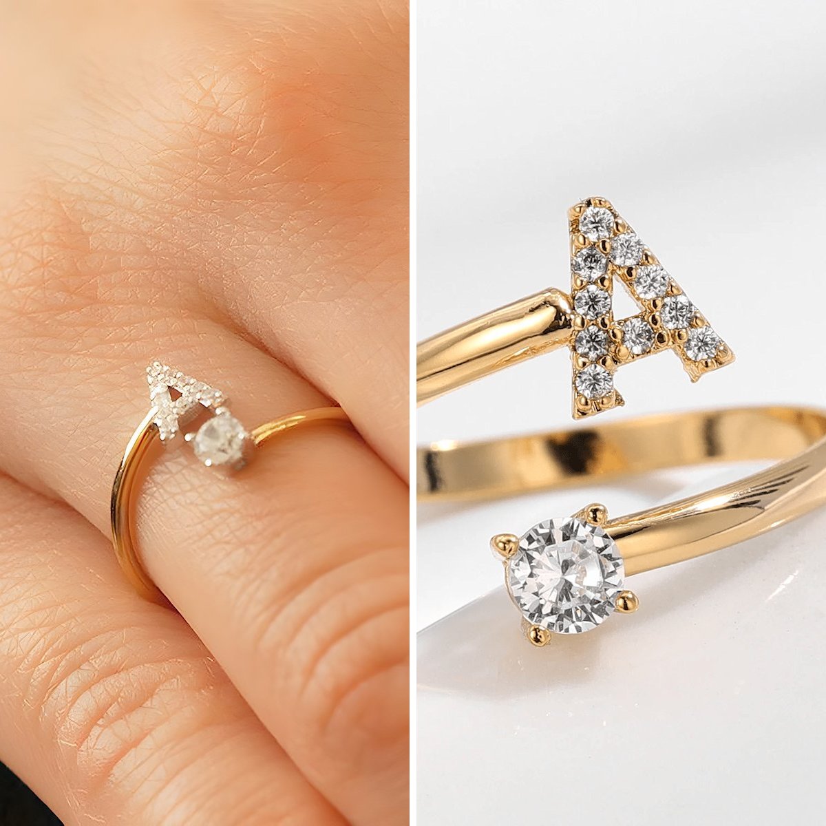 Bague Initiale Auréole