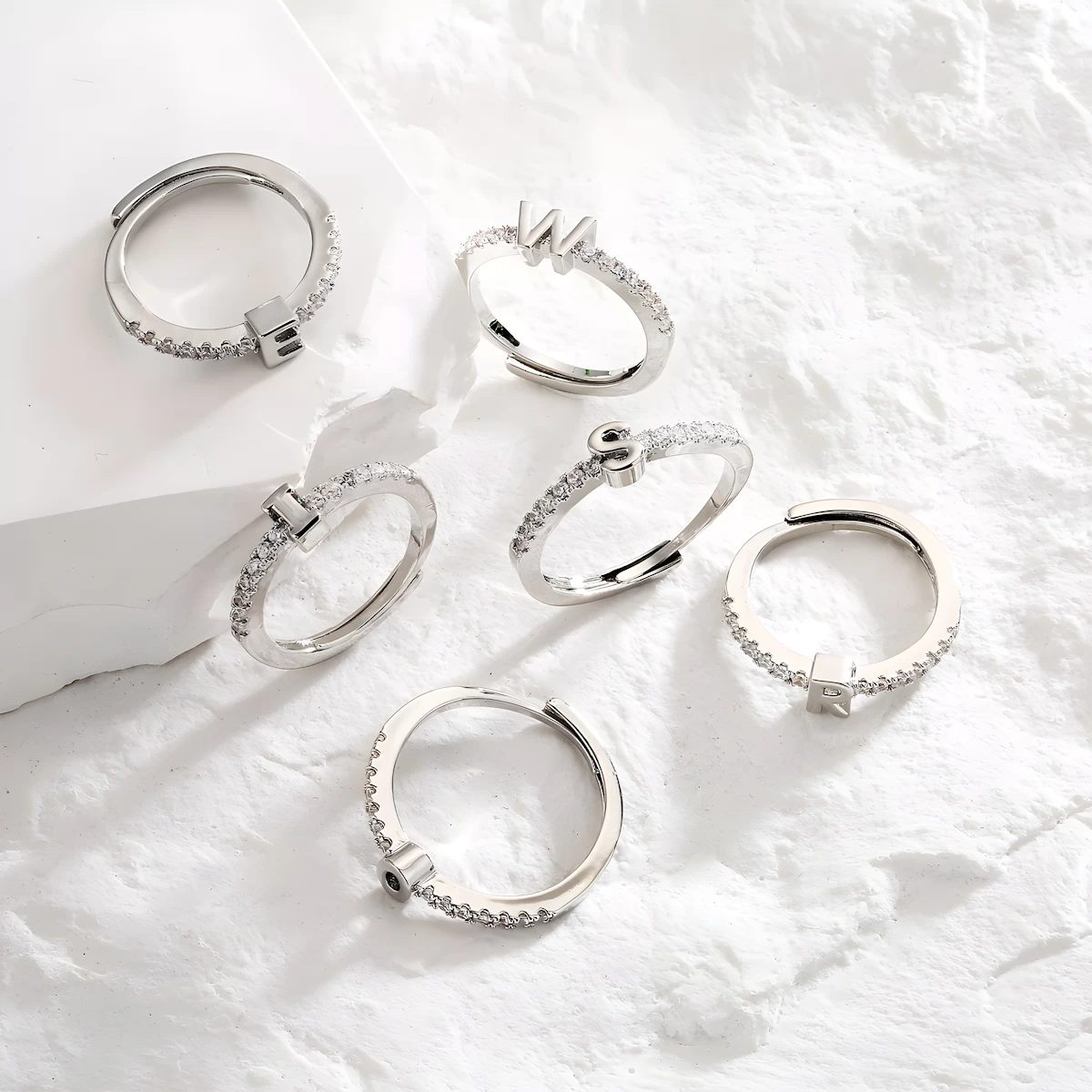 Bague Initiale | Lettre en Lumière