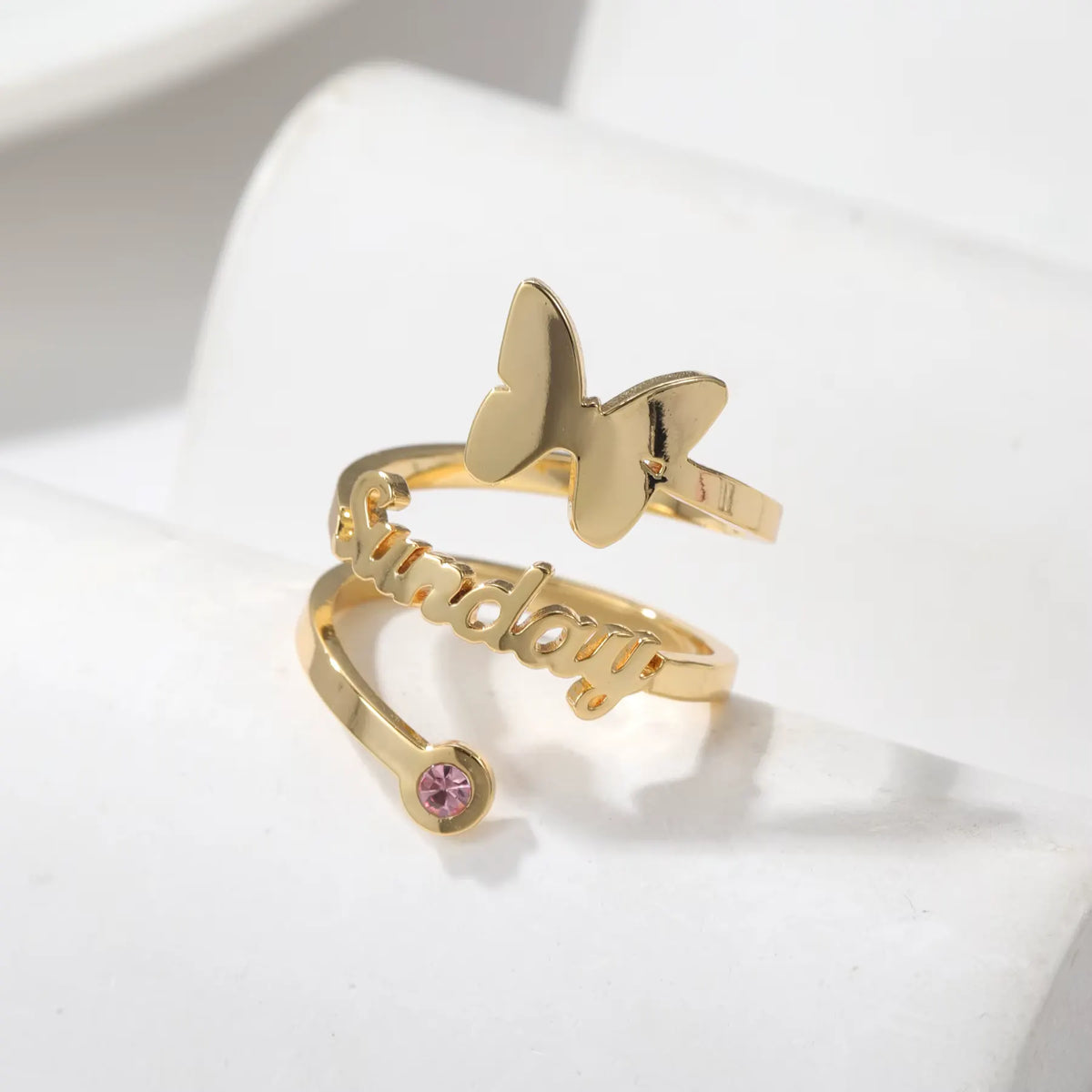 Bague Personnalisée Ailes Précieuses