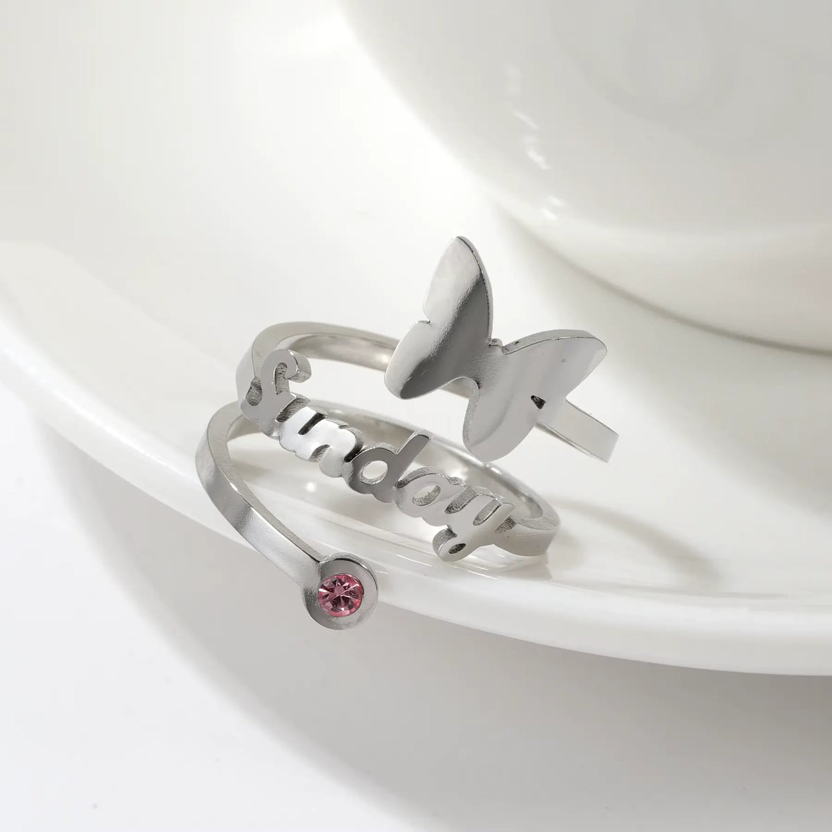 Bague Personnalisée Ailes Précieuses