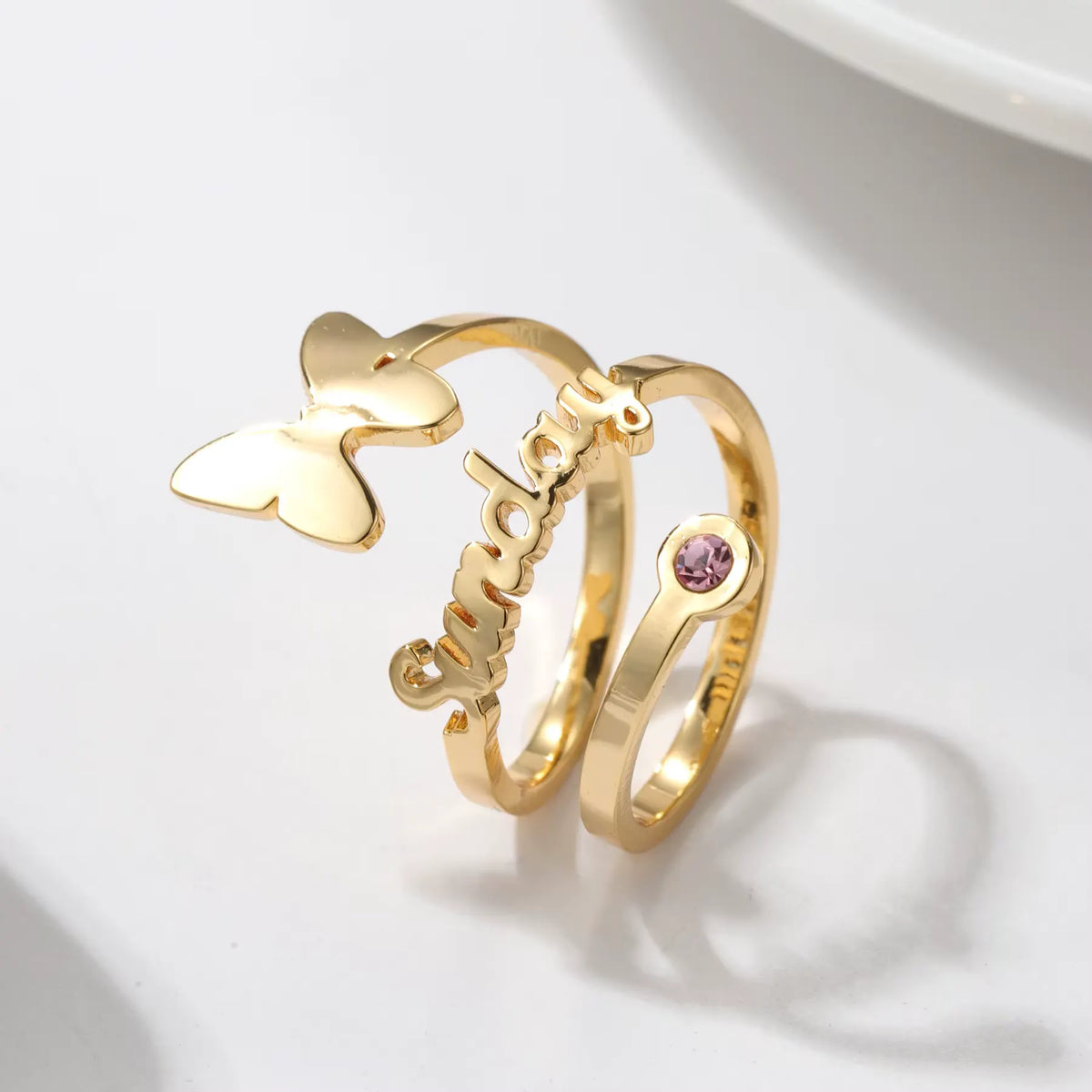 Bague Personnalisée Ailes Précieuses