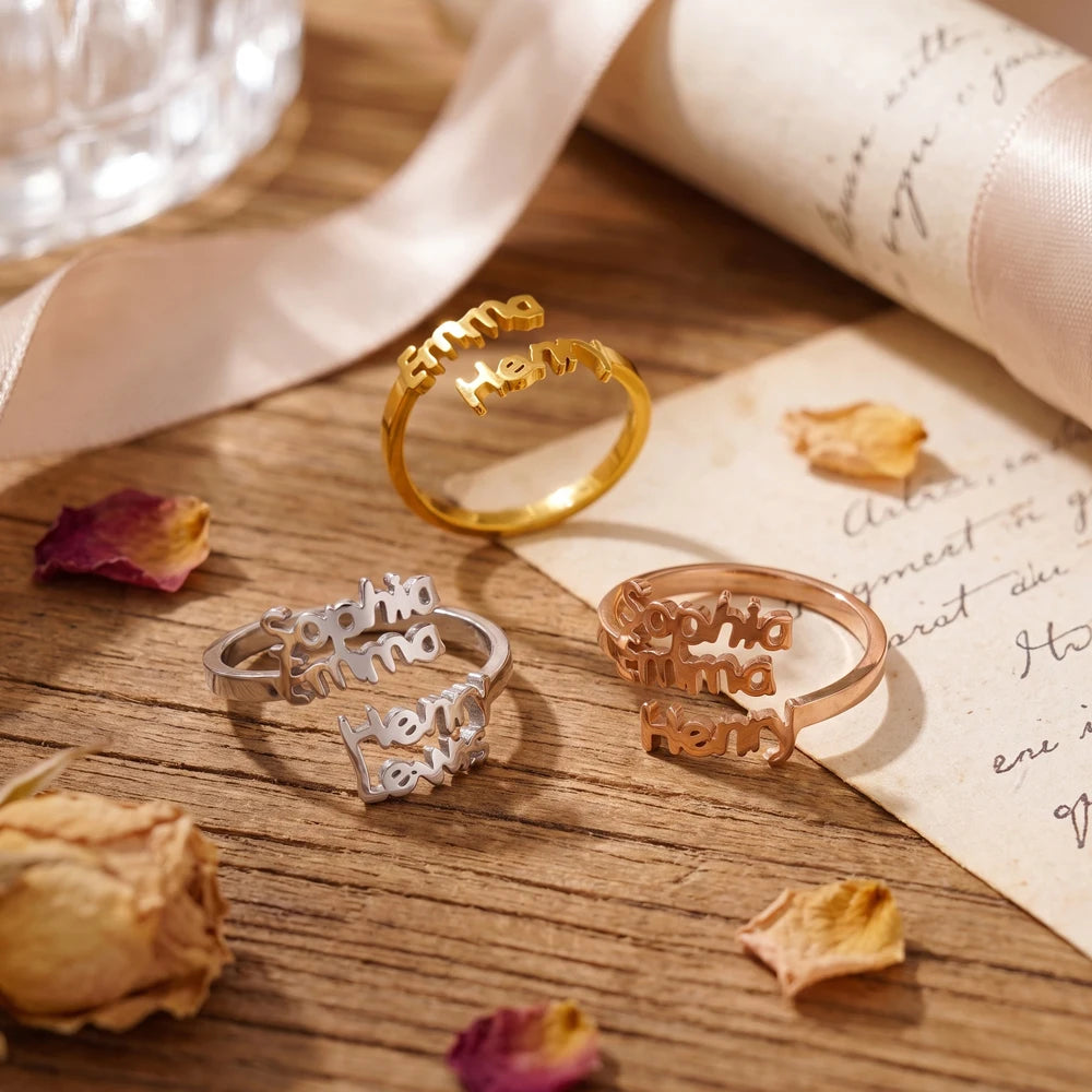 Bague Personnalisée Âmes Liées