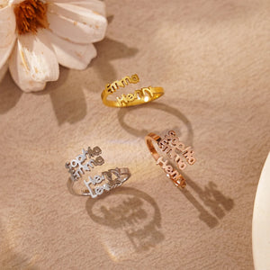 Bague Personnalisée Âmes Liées