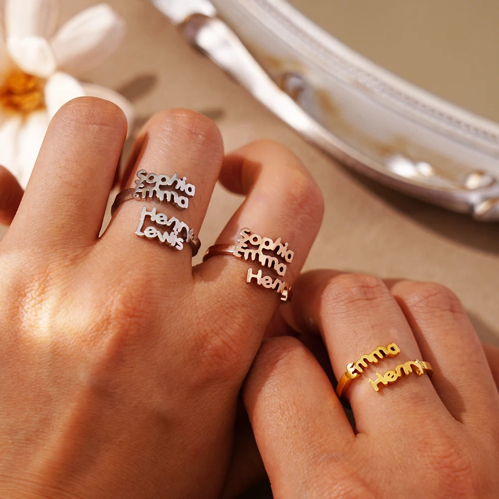 Bague Personnalisée Âmes Liées