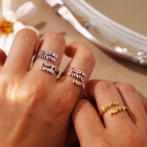 Bague Personnalisée Âmes Liées