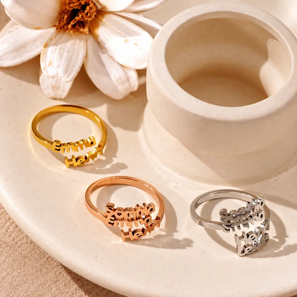 Bague Personnalisée Âmes Liées