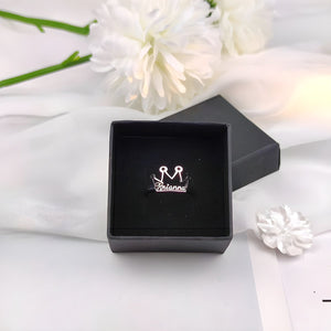 Bague Personnalisée | Prénom Couronné