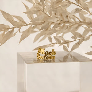 Bague Personnalisée Souffles d’Amour