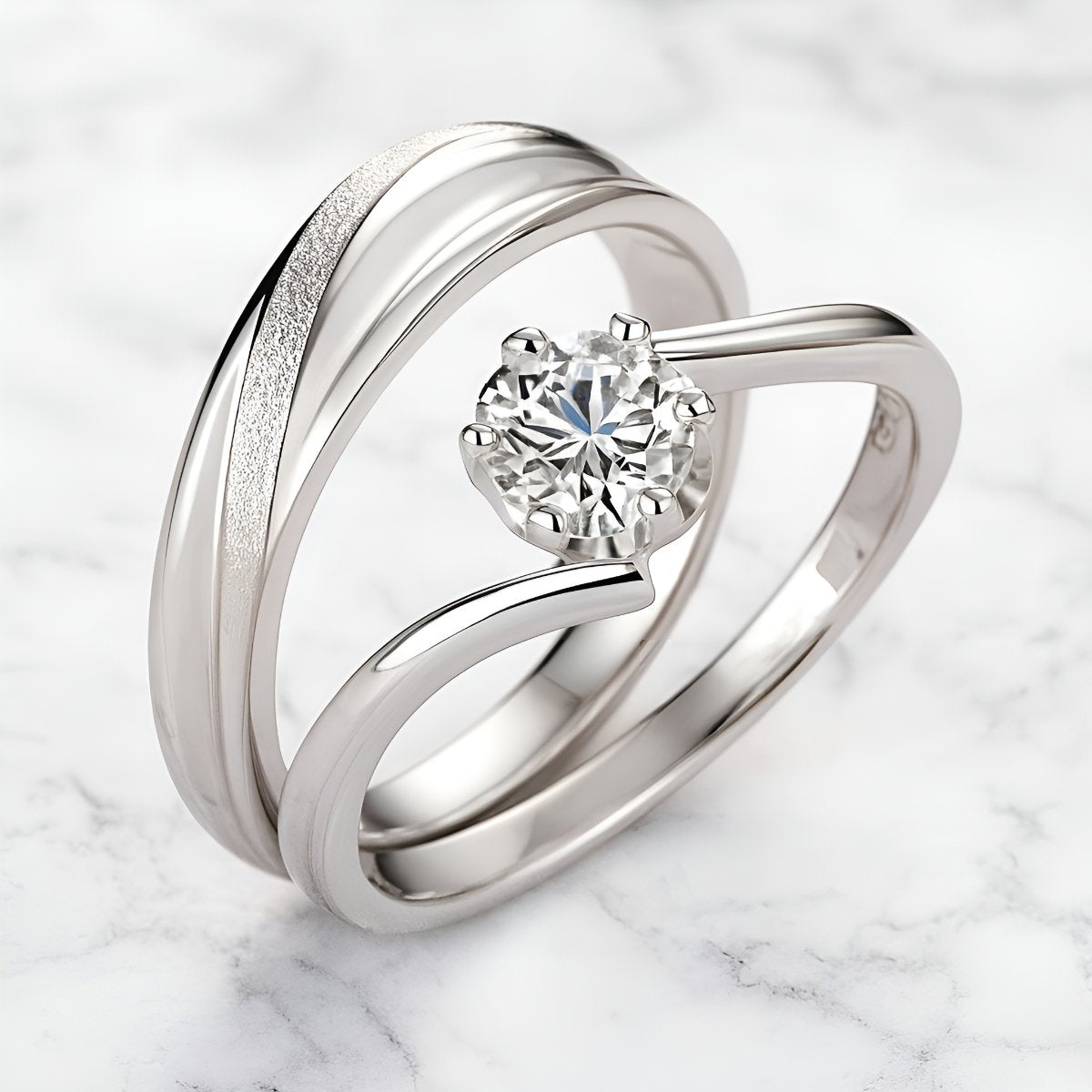 Bagues Couple | Deux Âmes, Un Éclat