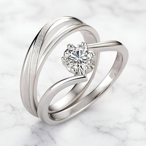 Bagues Couple | Deux Âmes, Un Éclat