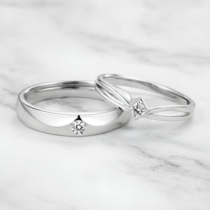 Bagues Couple | Étoiles Jumelles