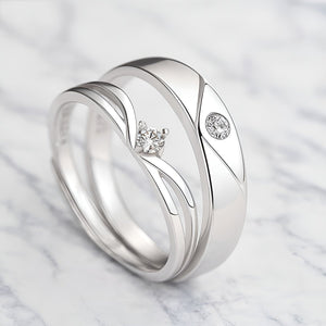 Bagues Couple | Étoiles Jumelles