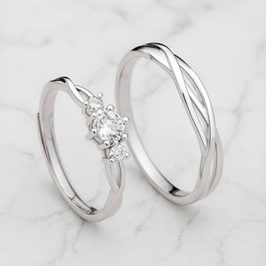 Bagues Couple | Lignes Croisées