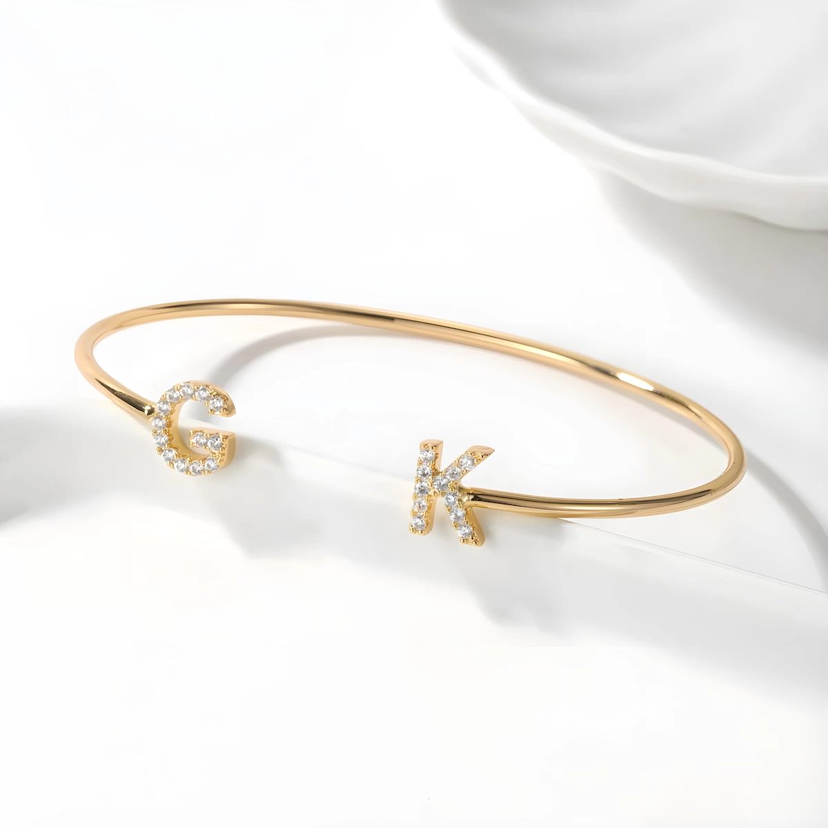 Bracelet Initiale | Âmes Jumelles