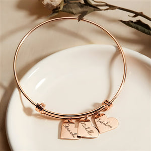 Bracelet Personnalisé | Cœurs Chéris