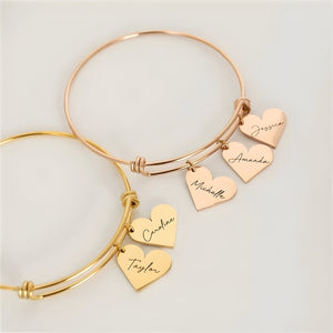 Bracelet Personnalisé | Cœurs Chéris